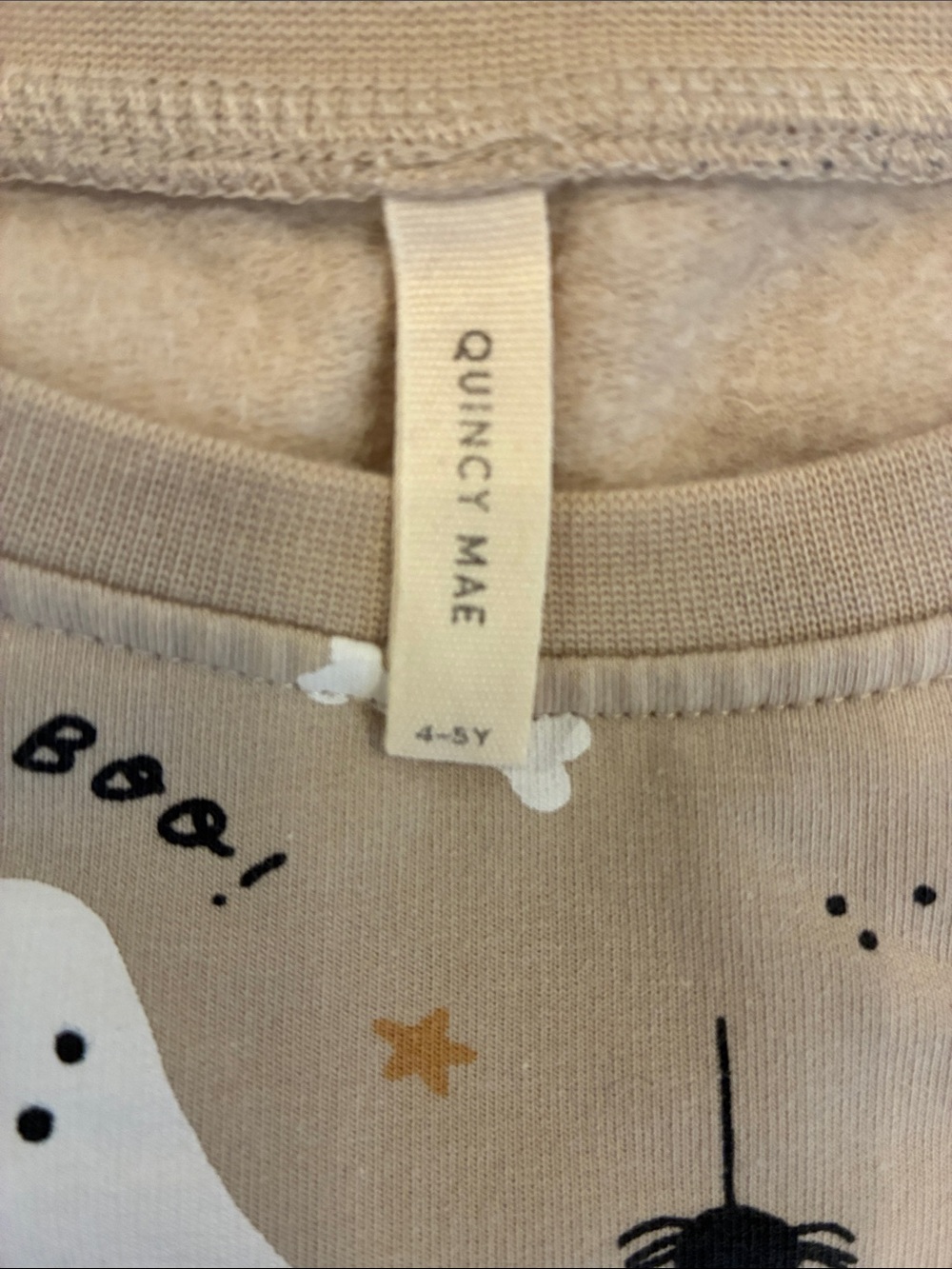 Quincy Mae Unisex Relaxed Fleece Sweatshirt—Halloween - Picture 2 of 5